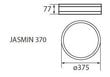 Kanlux lubinis šviestuvas Jasmin 370-WE kaina ir informacija | Lubiniai šviestuvai | pigu.lt
