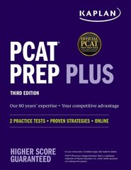 PCAT Prep Plus: 2 Practice Tests plus Proven Strategies plus Online Third Edition цена и информация | Энциклопедии, справочники | pigu.lt