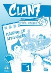 Clan 7 con Hola Amigos!: Level 1: Exercieses Book, Level 1, Exercieses Book цена и информация | Пособия по изучению иностранных языков | pigu.lt