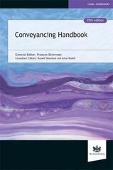 Conveyancing Handbook 25th edition kaina ir informacija | Ekonomikos knygos | pigu.lt