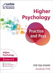 Practise and Pass Higher Psychology Revision Guide for New 2019 Exams: Revise Curriculum for Excellence Sqa Exams kaina ir informacija | Socialinių mokslų knygos | pigu.lt