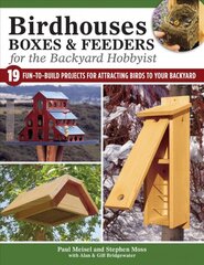 Birdhouses, Boxes & Feeders for the Backyard Hobbyist: 19 Fun-to-Build Projects for Attracting Birds to Your Backyard kaina ir informacija | Knygos apie sveiką gyvenseną ir mitybą | pigu.lt