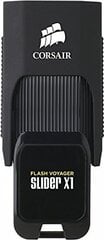 Atmintinė Corsair USB Flash Voyager Slider X1, 128GB, USB 3.0 kaina ir informacija | USB laikmenos | pigu.lt