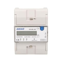 Трехфазный счетчик электроэнергии Orno OR-WE-507 цена и информация | Механические инструменты | pigu.lt