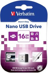 Verbatim Store n Stay 16GB USB 2.0 kaina ir informacija | USB laikmenos | pigu.lt