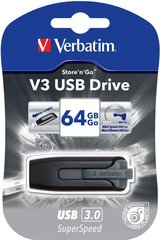 Verbatim Store'n'Go 64 GB USB 3.0 kaina ir informacija | USB laikmenos | pigu.lt