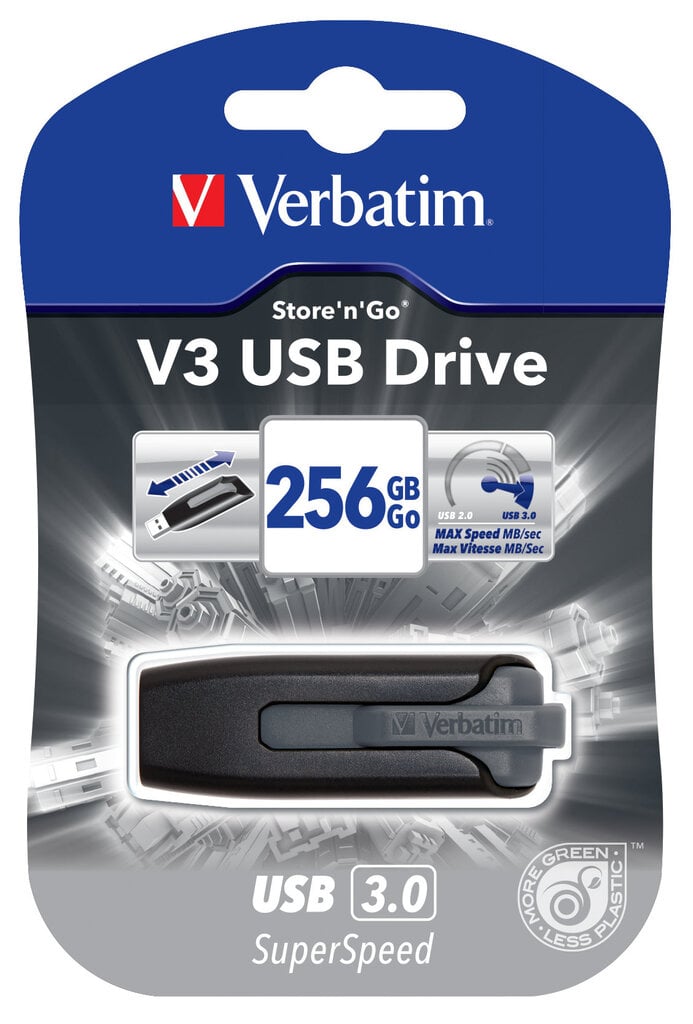 Verbatim Drive USB 3.0 256GB цена и информация | USB laikmenos | pigu.lt