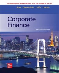 Corporate Finance 13th edition kaina ir informacija | Ekonomikos knygos | pigu.lt