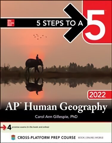 5 Steps to a 5: AP Human Geography 2022 цена и информация | Lavinamosios knygos | pigu.lt