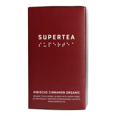 Teministeriet Supertea Hibiscus Cinnamon žolelių arbata, 20 vnt. kaina ir informacija | Arbata | pigu.lt