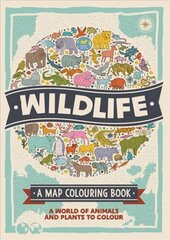 Wildlife: A Map Colouring Book: A World of Animals and Plants to Colour kaina ir informacija | Knygos mažiesiems | pigu.lt