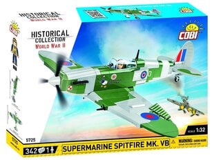 Konstruktorius Cobi Supermarine Spitfire Mk.VB, 1/32, 5725 kaina ir informacija | Konstruktoriai ir kaladėlės | pigu.lt