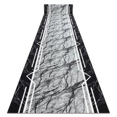 Rugsx ковровая дорожка, мрамор серого цвета, 57 см цена и информация | Ковры | pigu.lt