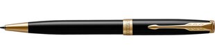 Rašiklis Sonnet Black Lacquer Parker, GT 1931497, juodas цена и информация | Письменные принадлежности | pigu.lt