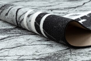 Rugsx ковровая дорожка, мрамор серого цвета, 133 см цена и информация | Ковры | pigu.lt
