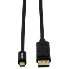 Кабель Mini DisplayPort -- DisplayPort, Hama / 1,8 м, 00054563 цена и информация | Кабели и провода | pigu.lt