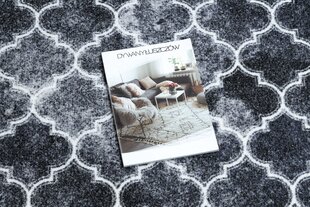 Rugsx ковровая дорожка, серый мрамор, 80 см цена и информация | Ковры | pigu.lt