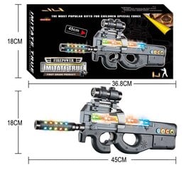 Šautuvas, ginklas skleidziantis garsus ir šviesas 45cm kaina ir informacija | Žaislai berniukams | pigu.lt