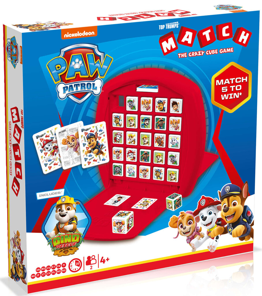 Настольная игра Winning Moves PAW PATROL MATCH (FR) цена | pigu.lt