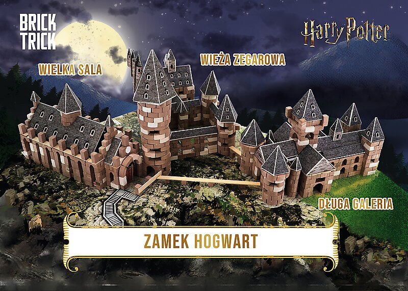 Kaladėlių rinkinys Trefl Build with Bricks Harry Potter, 410 d. kaina ir informacija | Konstruktoriai ir kaladėlės | pigu.lt