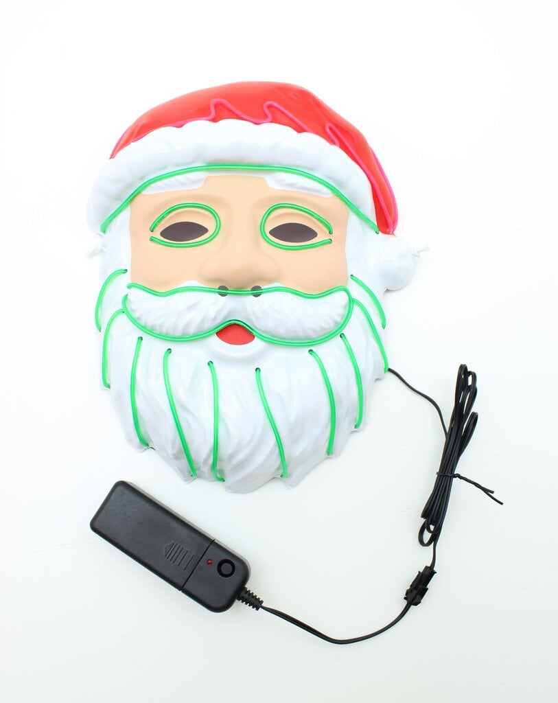 Kalėdinė šviečianti kaukė - „Senis Šaltis“ цена и информация | Karnavaliniai kostiumai | pigu.lt