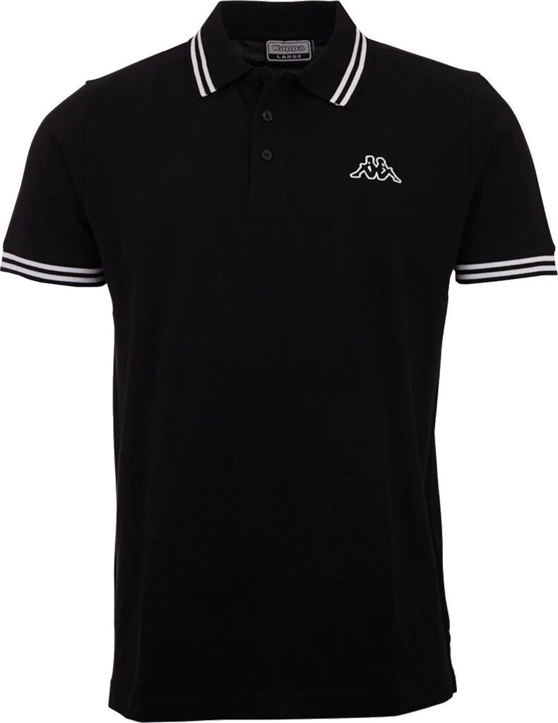 Marškinėliai vyrams Kappa, juodi kaina ir informacija | Vyriški marškinėliai | pigu.lt