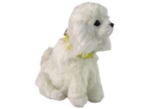 Interaktyvus pliušinis šuo ,,Pudelis'', baltas kaina ir informacija | Minkšti (pliušiniai) žaislai | pigu.lt