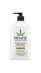 Крем для тела Hempz Fresh Coconut, 500 мл цена и информация | Кремы, лосьоны для тела | pigu.lt