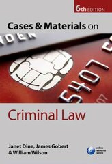Cases and Materials on Criminal Law 6th Revised edition цена и информация | Книги по экономике | pigu.lt