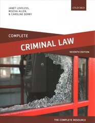 Complete Criminal Law: Text, Cases, and Materials 7th Revised edition kaina ir informacija | Ekonomikos knygos | pigu.lt