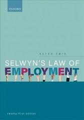 Selwyn's Law of Employment 21st Revised edition цена и информация | Книги по экономике | pigu.lt