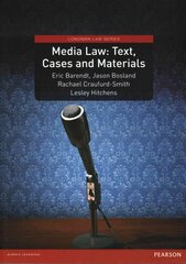 Media Law: Text, Cases and Materials: Text, Cases and Materials kaina ir informacija | Ekonomikos knygos | pigu.lt