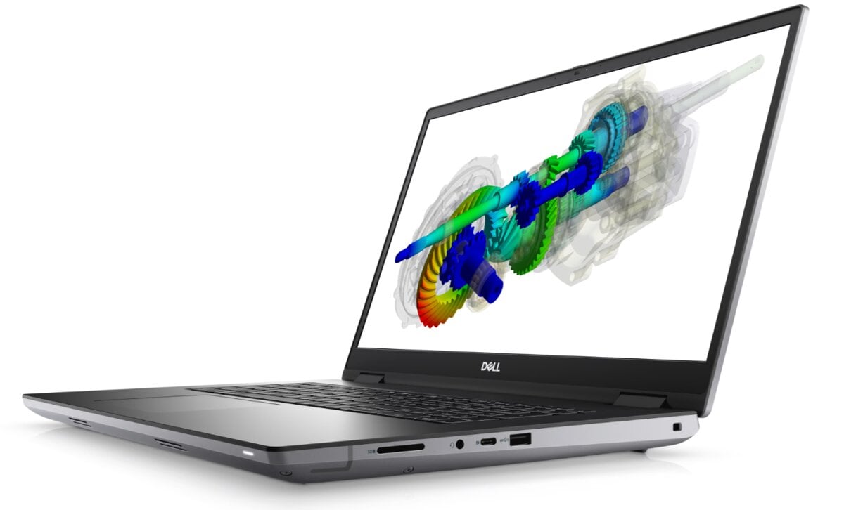 Dell Precision 7770, 17.3 ", WVA, FHD, 60 Hz, 1920 x 1080, Anti-glare, Intel Core i7, i7-12850HX, 16 GB, SSD 512 GB, NVIDIA RTX A1000, GDDR6, 4 GB, Windows 11 Pro, ENG, Grey kaina ir informacija | Nešiojami kompiuteriai | pigu.lt