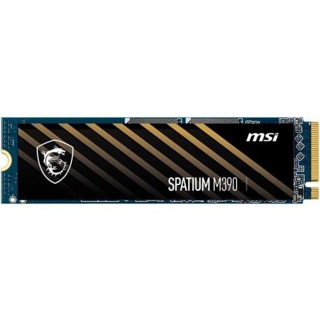 MSI Spatium 500GB M390 SSD NVMe M.2 kaina ir informacija | Vidiniai kietieji diskai (HDD, SSD, Hybrid) | pigu.lt