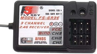1 штука Flysky 2.4G 3CH FS-GR3E приемник для FS GT2 / GT2B / GT2F / GT3B / GT3C / T6 / CT6B / TH9A / TH9X передатчик цена и информация | Смарттехника и аксессуары | pigu.lt