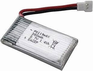 3 шт 3.7v 380mAh Перезаряжаемый Li-Po аккумулятор для Hubsan X4 H107c H107d H107L, Syma X11 X11C, HS170 Rc Quadricopter цена и информация | Смарттехника и аксессуары | pigu.lt