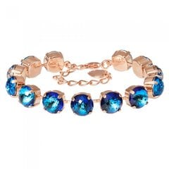 Браслет "Эдем (Bermuda Blue)" с кристаллами Swarovski™ DS00B479 цена и информация | Женские браслеты | pigu.lt