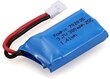 1 vnt. įkraunamų lipo baterijų 3,7 V, 380 mAh, skirtų Rc kvadrikopteriams HUBSAN X4 H107L H107C H107D H107 V252 JXD 385 kaina ir informacija | Išmanioji technika ir priedai | pigu.lt