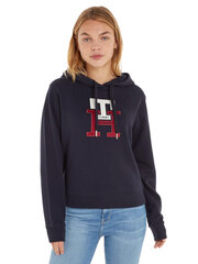 Худи  TOMMY HILFIGER Cropped (Ext Sizes) Desert Sky UW0UW04342DW5 545665598 цена и информация | Женские толстовки | pigu.lt