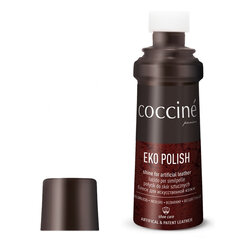 Черный крем-уход для искусственной кожи (эко-кожи) Coccine Eko Polish, 7 5мл цена и информация | Средства для ухода за одеждой и обувью | pigu.lt