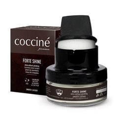 Черный защитный крем-блеск для кожаной обуви Coccine forte shine, 50 мл цена и информация | Средства для ухода за одеждой и обувью | pigu.lt