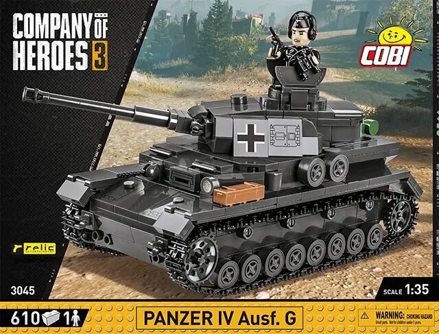 Konstruktorius tankas Cobi Panzer IV Ausf.G - Cobi -3045, 610 d. kaina ir informacija | Konstruktoriai ir kaladėlės | pigu.lt