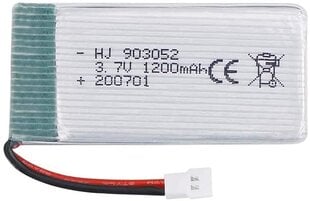 4 шт. перезаряжаемые липовые батареи (3.7v, 1200mAh Lipo) для дронов Syma X5SC X5SW Quadricopter Drones цена и информация | Смарттехника и аксессуары | pigu.lt