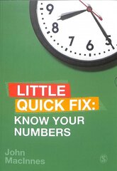 Know Your Numbers: Little Quick Fix цена и информация | Энциклопедии, справочники | pigu.lt