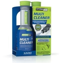 ATOMEX Multi Cleaner kuro sistemos valiklis (Benzinui) 250ml цена и информация | Kitos alyvos | pigu.lt