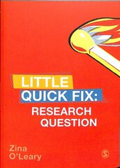 Research Question: Little Quick Fix цена и информация | Энциклопедии, справочники | pigu.lt