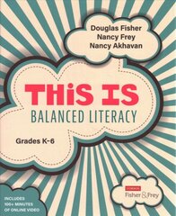 This Is Balanced Literacy, Grades K-6 цена и информация | Книги по социальным наукам | pigu.lt