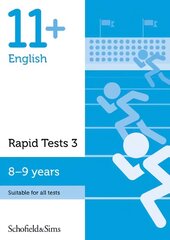 11plus English Rapid Tests Book 3: Year 4, Ages 8-9 цена и информация | Книги для подростков  | pigu.lt