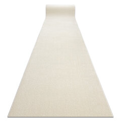 Rugsx ковровая дорожка Karmel, белая, 60 см цена и информация | Ковры | pigu.lt