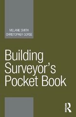 Building Surveyor's Pocket Book kaina ir informacija | Enciklopedijos ir žinynai | pigu.lt